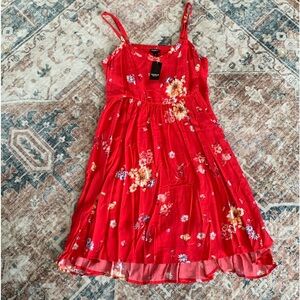 NWT Torrid Mini Challis High-Low Skater Dress